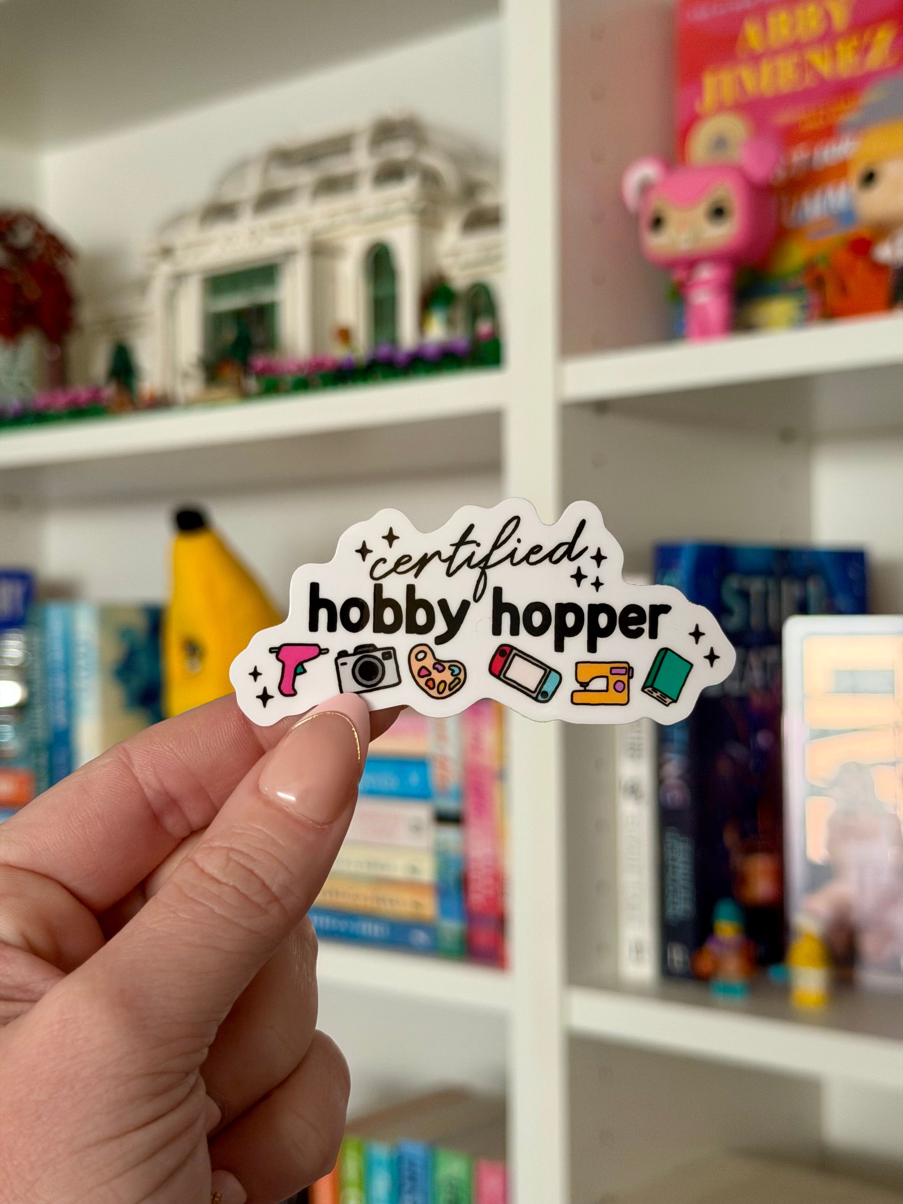 Certified Hobby Hopper Sticker