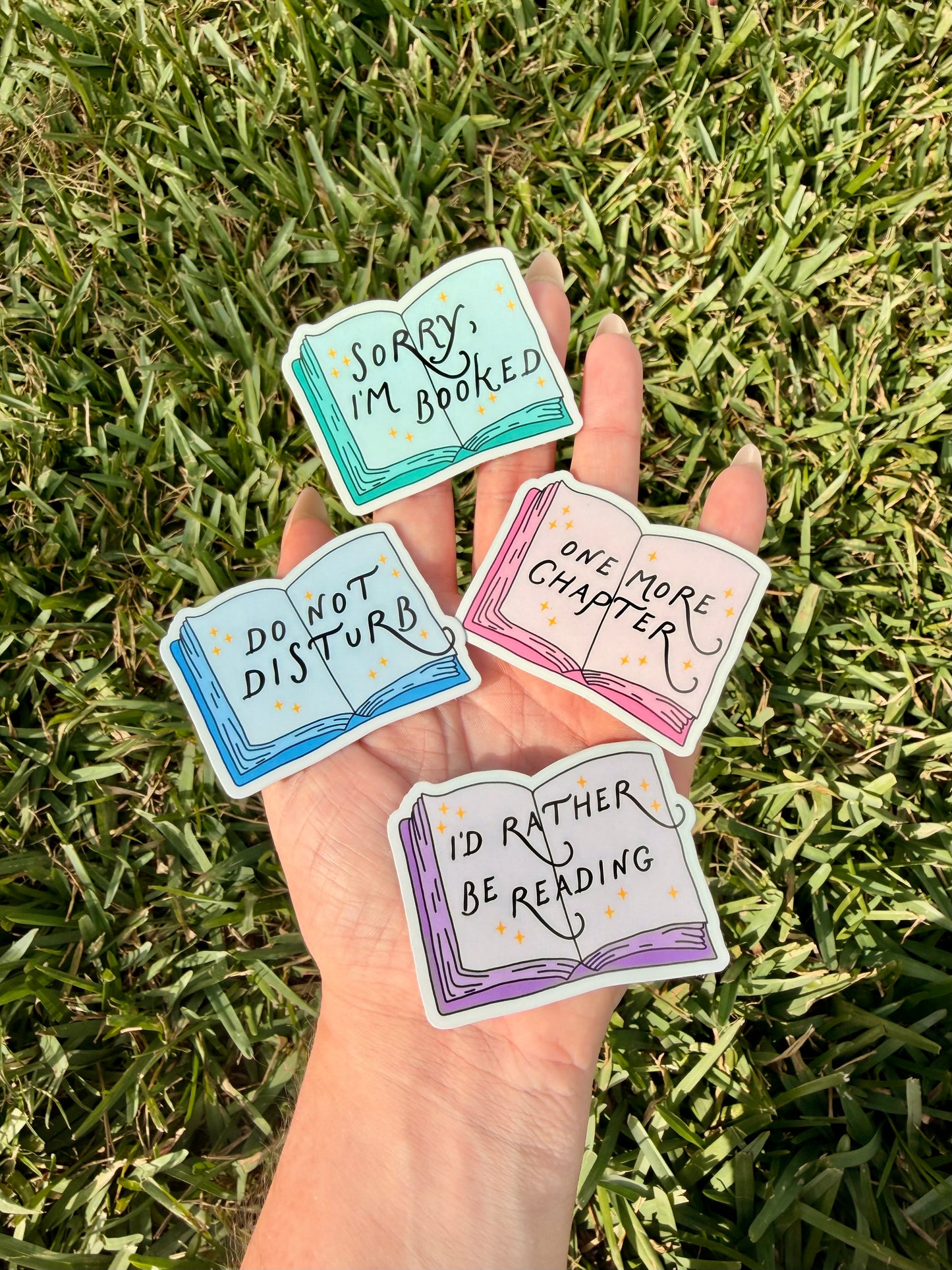 Book Sticker Pack (4 Stickers)