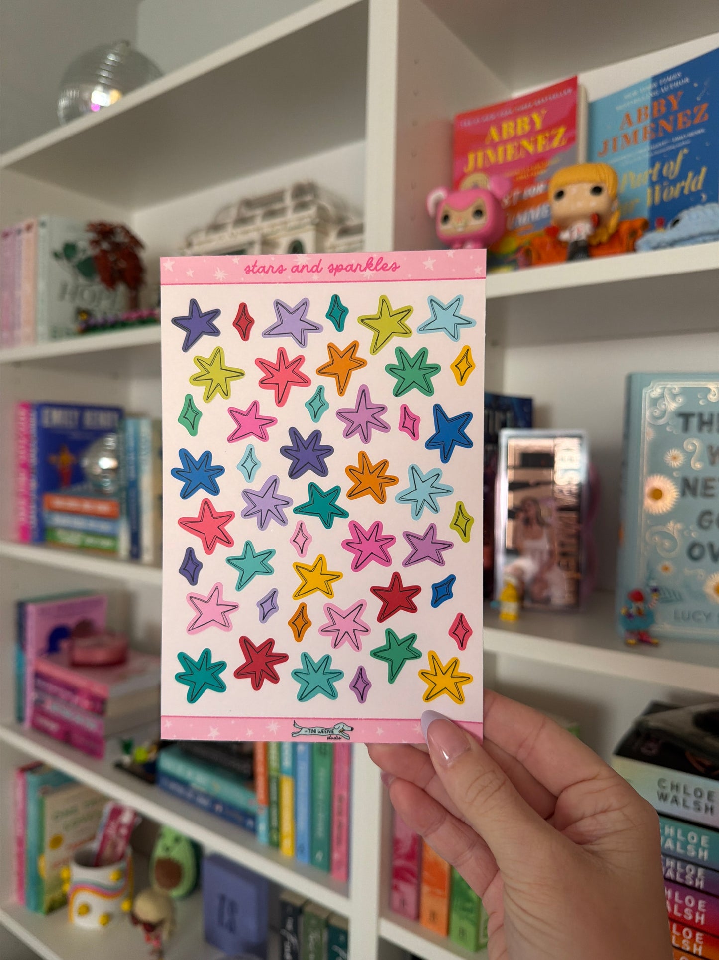 Stars and Sparkles Sticker Sheet