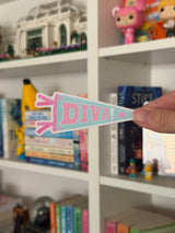 August Diva Sticker