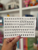 March Letter Sticker Sheet