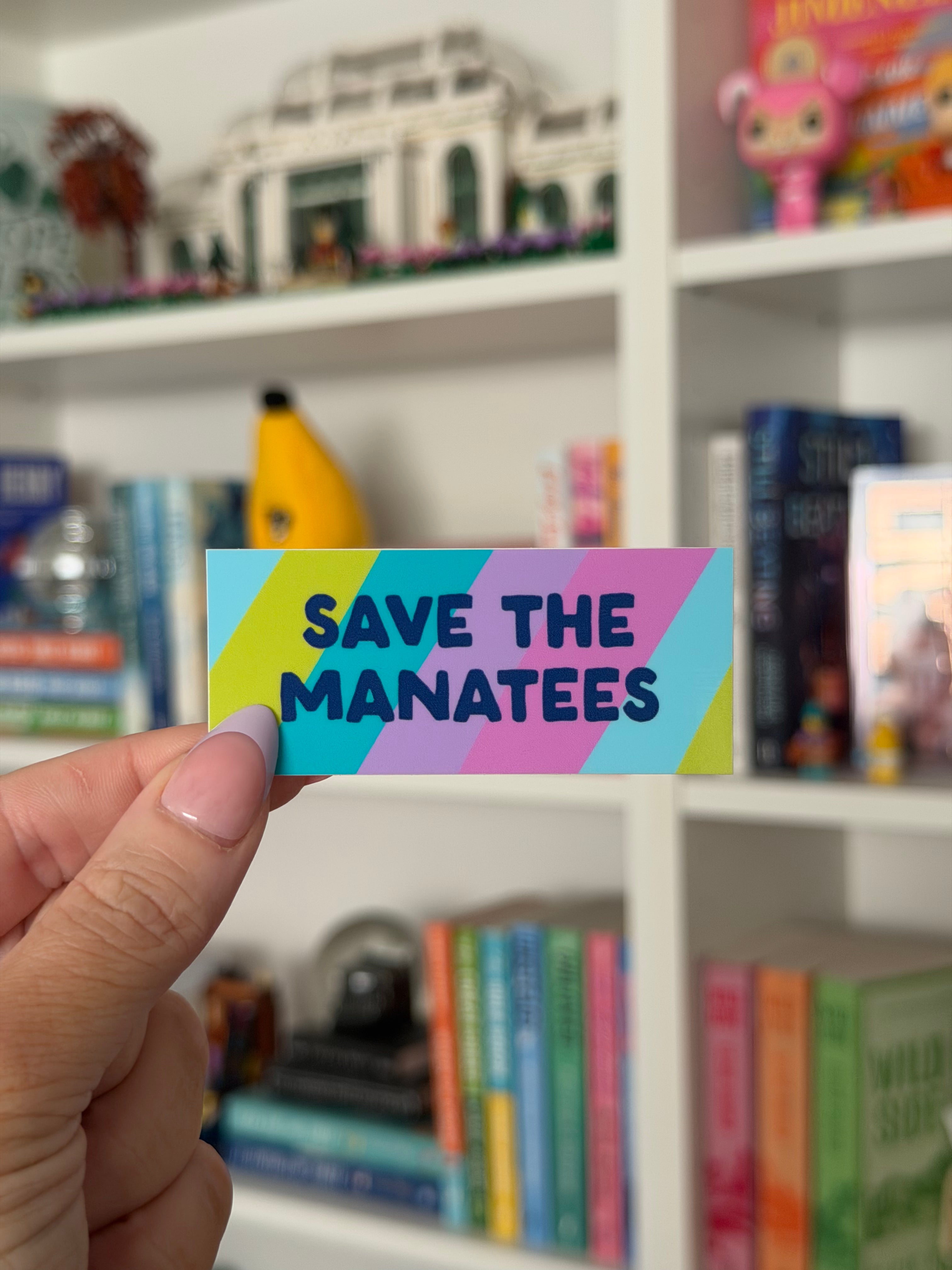 April Save the Manatees Sticker