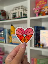 February Heart Sticker