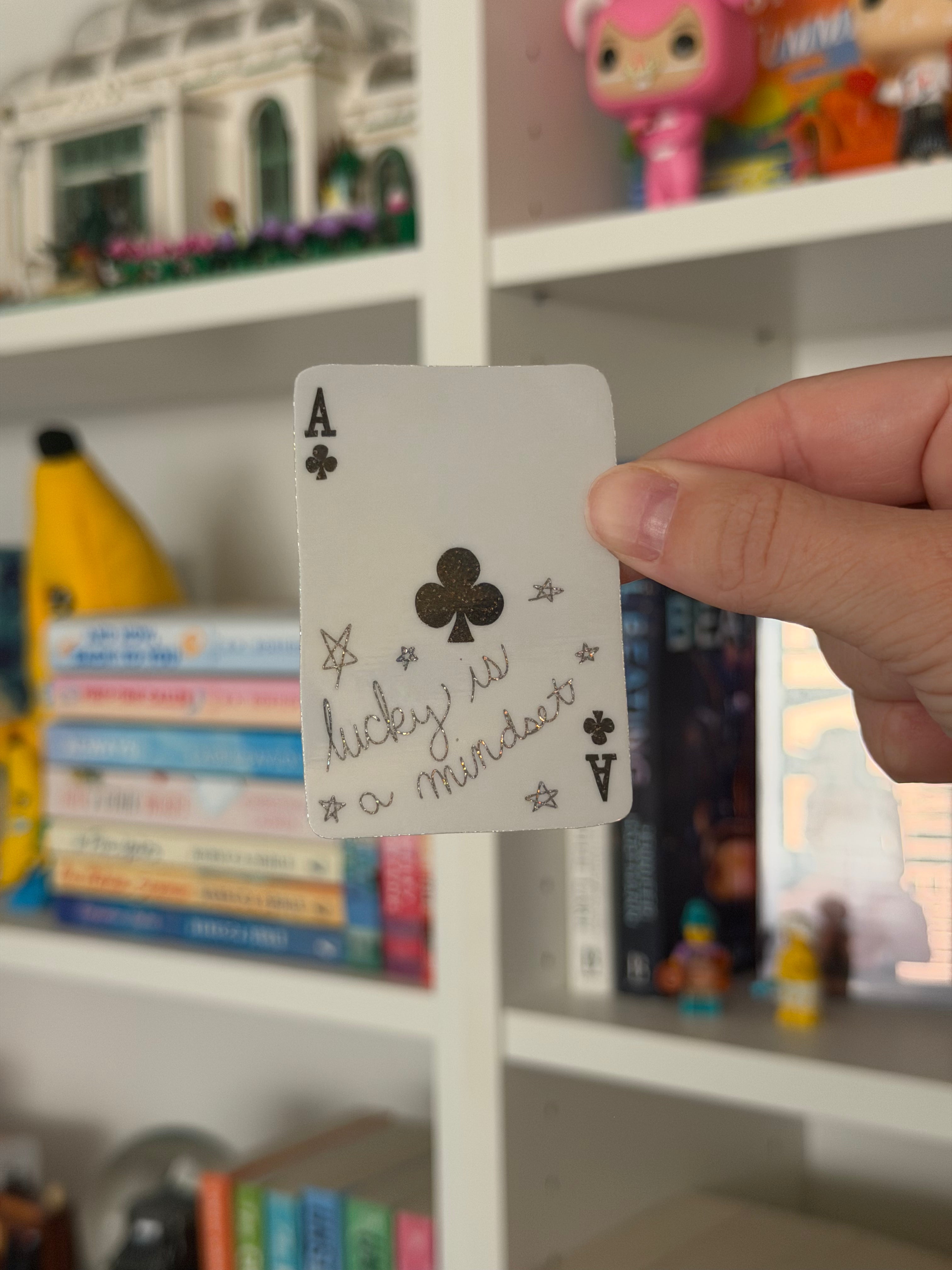 June Lucky Card Sticker