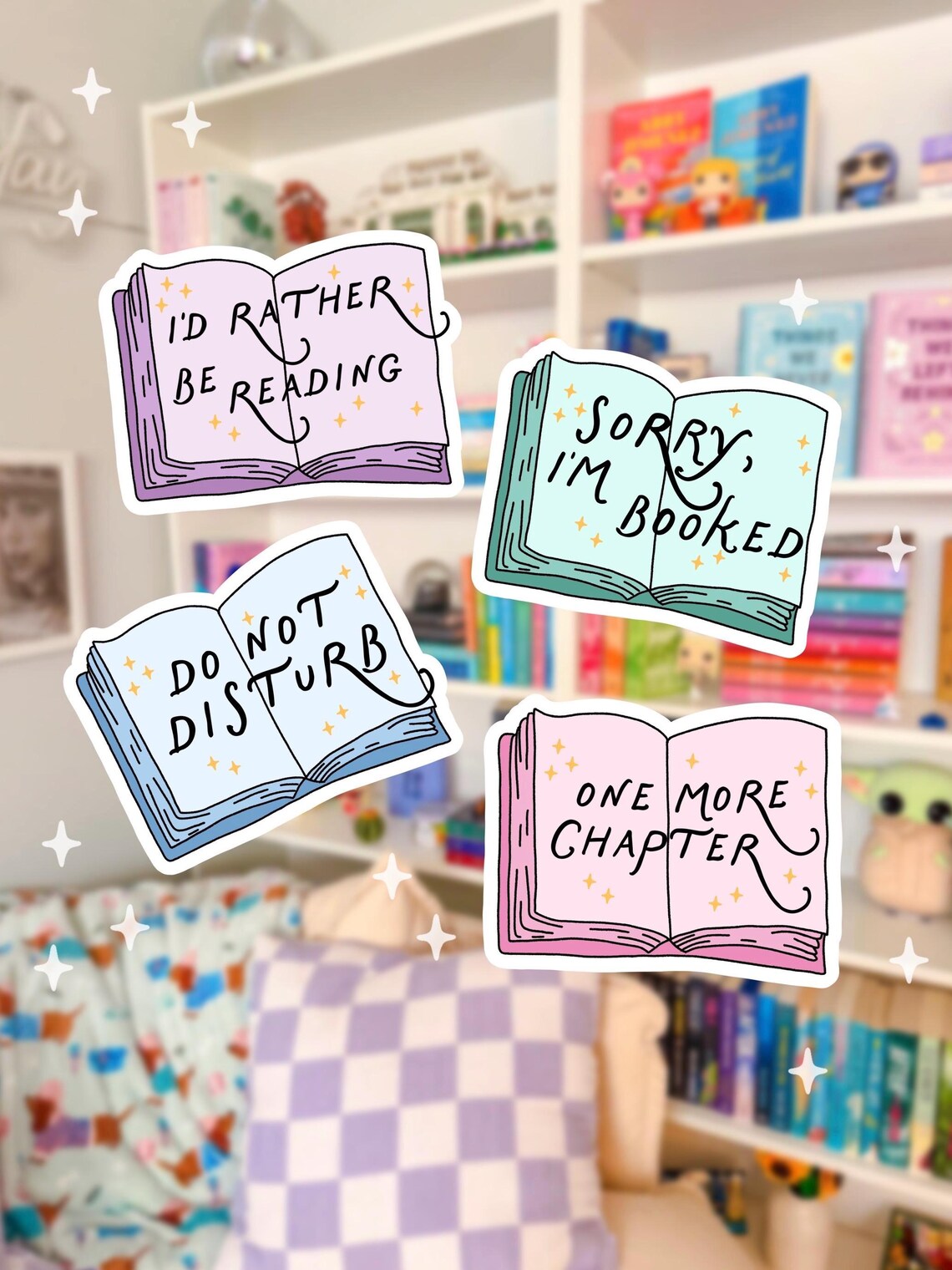 Sorry, I'm Booked Book Sticker